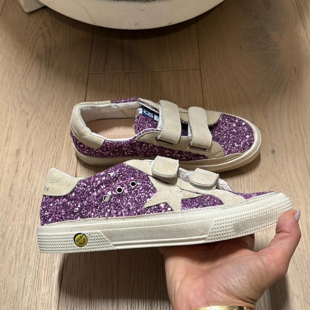 Girls Golden Goose Sparkly Sneakers